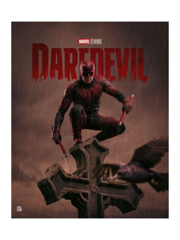Daredevil Vertical Poster | Marvel Art Print for Fans