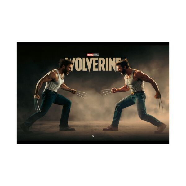 Wolverine vs Cavillrine Matte Horizontal Poster – Iconic Marvel Art for Action Fans