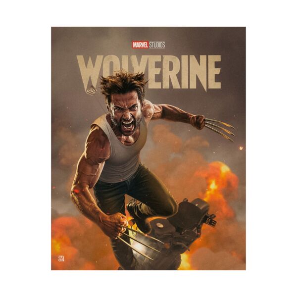 Wolverine Vertical Poster | Marvel Art Print for Fans