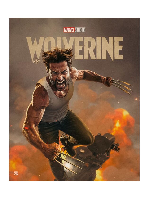 Wolverine Vertical Poster | Marvel Art Print for Fans